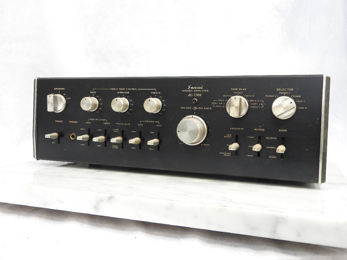 Yahoo!オークション -「sansui au 7700」(一般) (アンプ)の落札相場