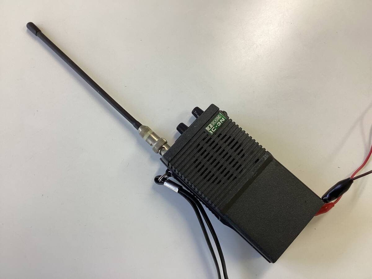 ICOM IC-3N トランシーバー ACバッテリーチャージャー付き 通電確認済
