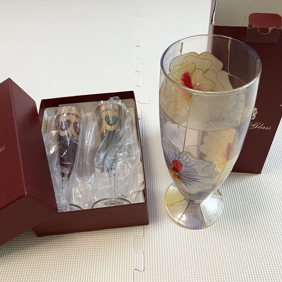 Yahoo!オークション -「ベネチアングラス」(グラス、デカンタ) (食器