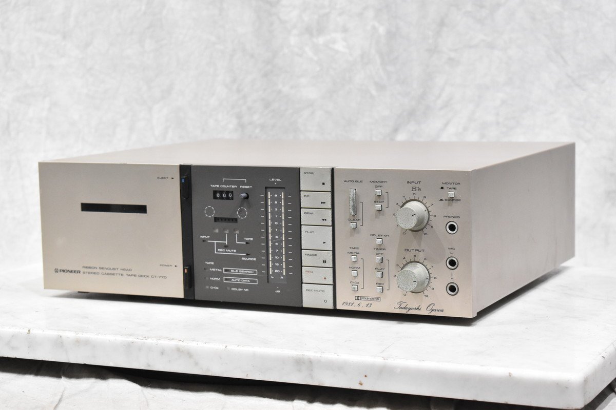Yahoo!オークション -「770」(一般) (カセットデッキ)の落札相場・落札価格