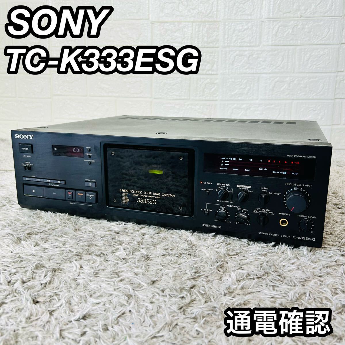 Yahoo!オークション -「sony tc-k333esg」の落札相場・落札価格
