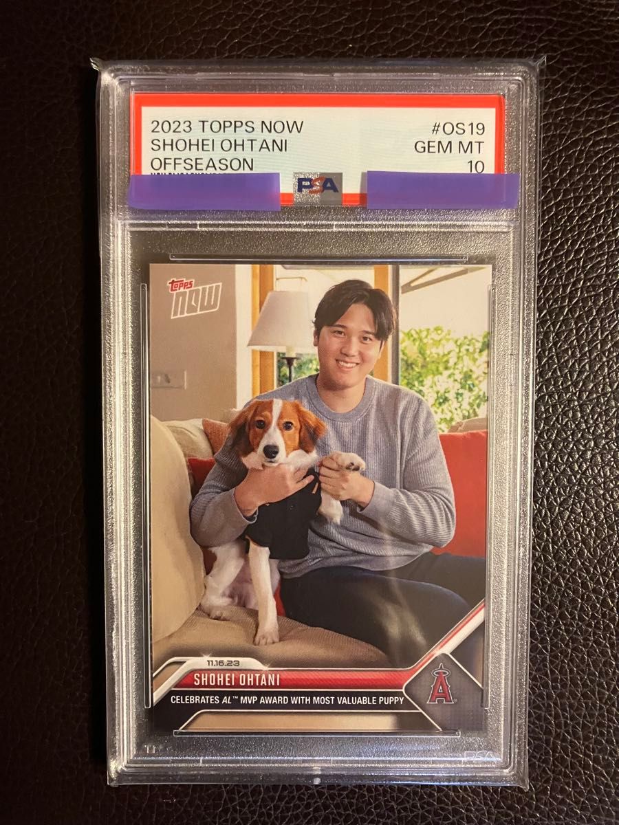 OS19【PSA10】大谷翔平&デコピン MVP発表時 2023 Topps now(24時間限定