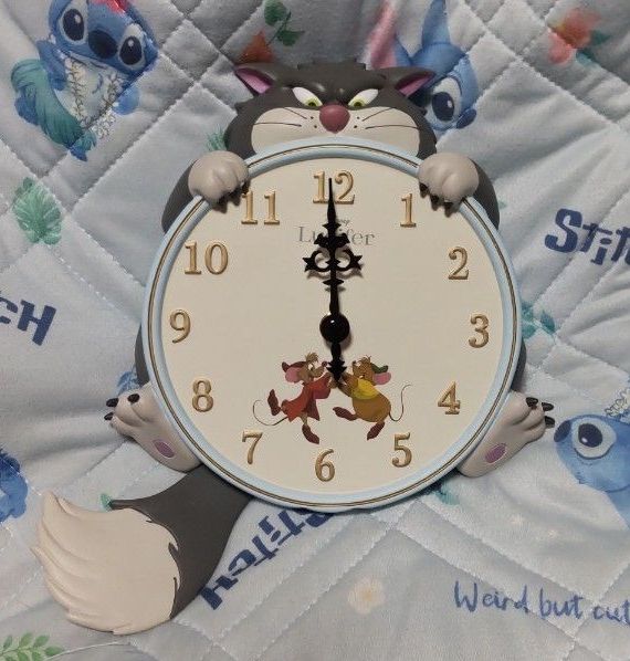 ディズニー わんわん物語 時計 ライトアップ LADY AND THE TRAMP 70TH