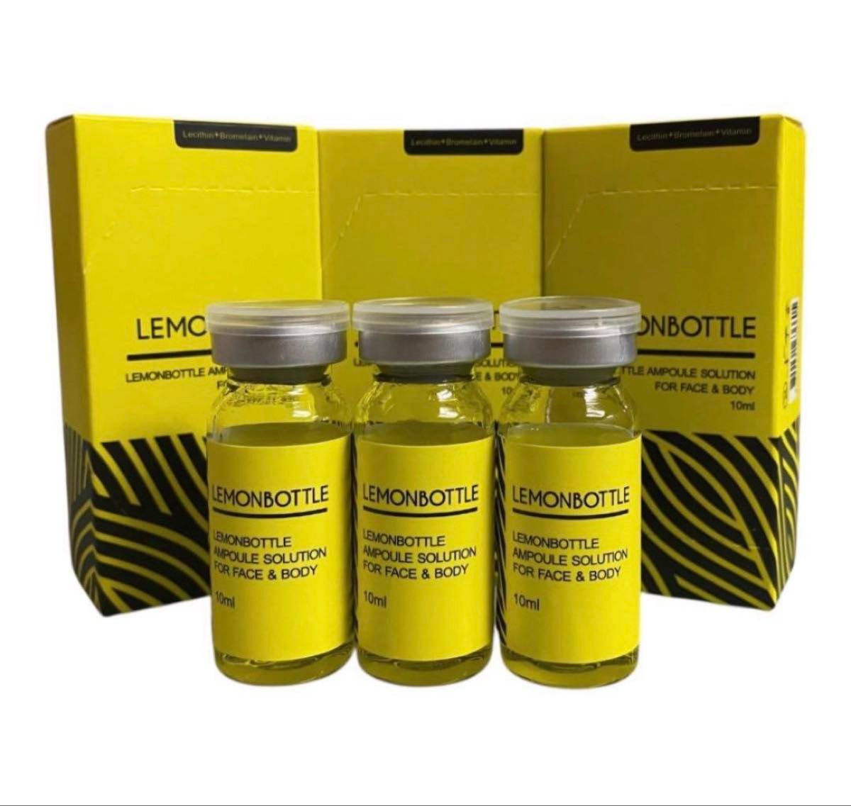 韓国で話題レモンボトル10ml 5本箱ありミニスプレーボトルプレゼント