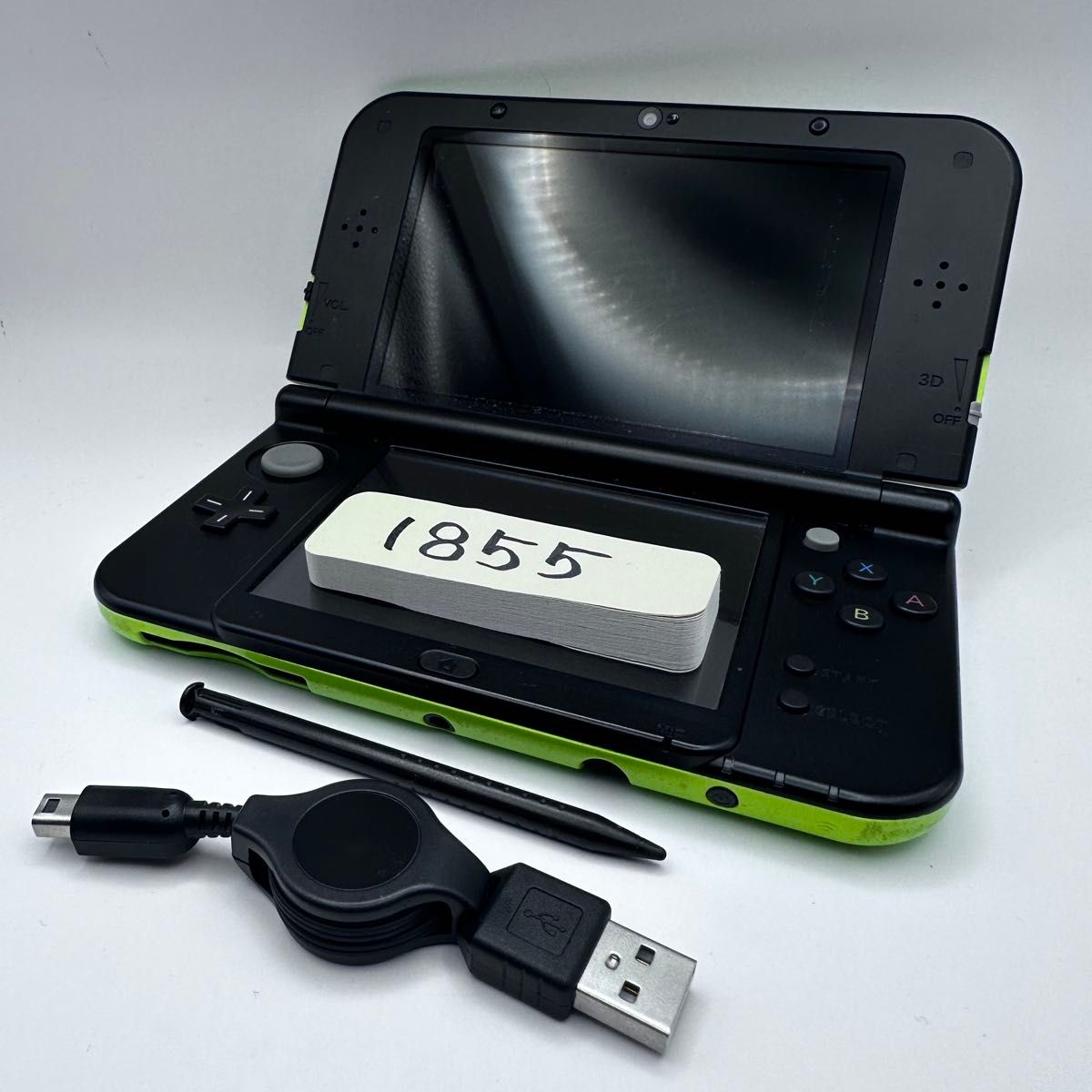 新品 未使用 new3dsll ライムブラック lime3ds newニンテンドー3ds ll