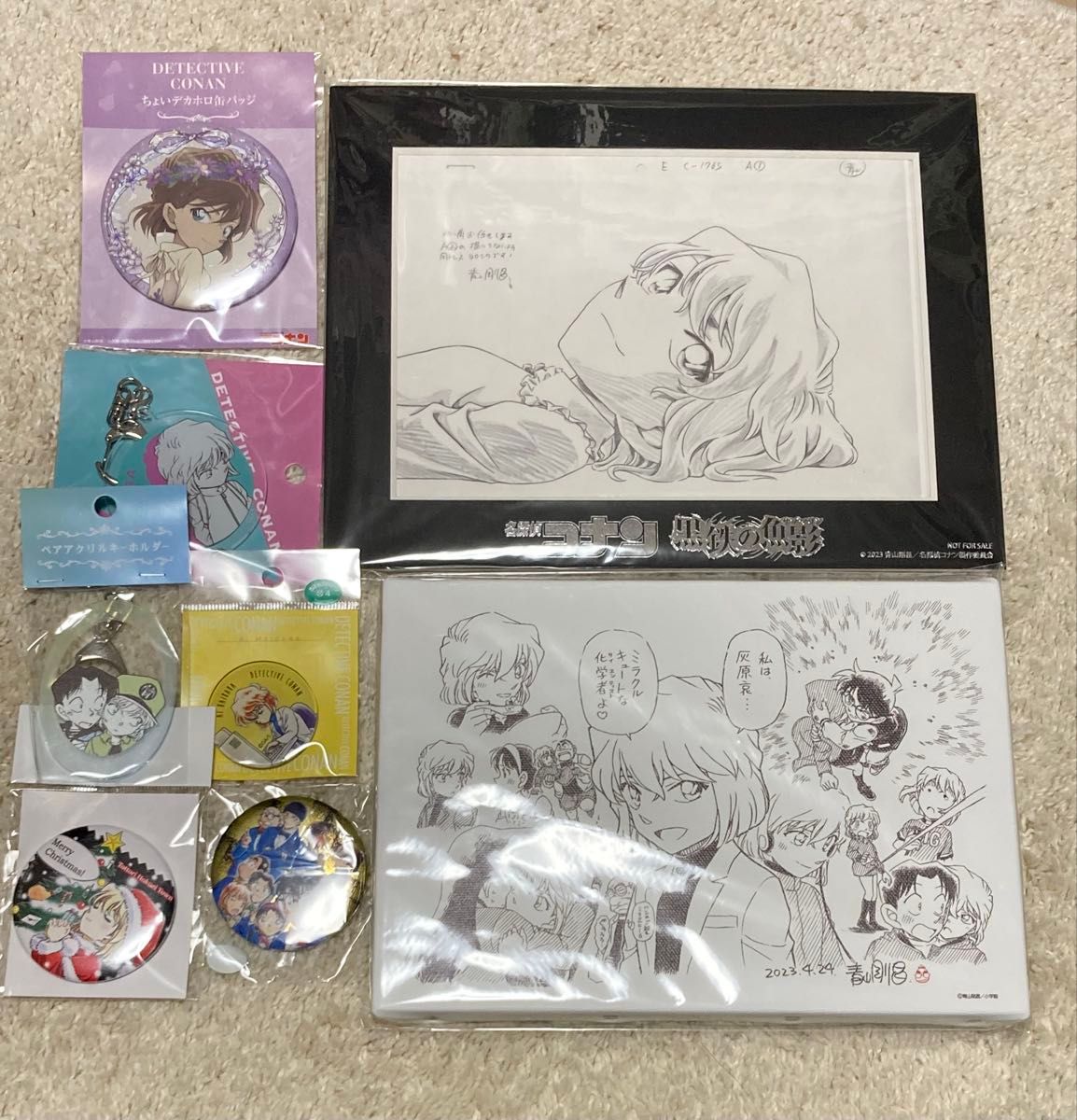 50枚限定青山剛昌先生直筆サイン入り名探偵コナン複製原画｜Yahoo