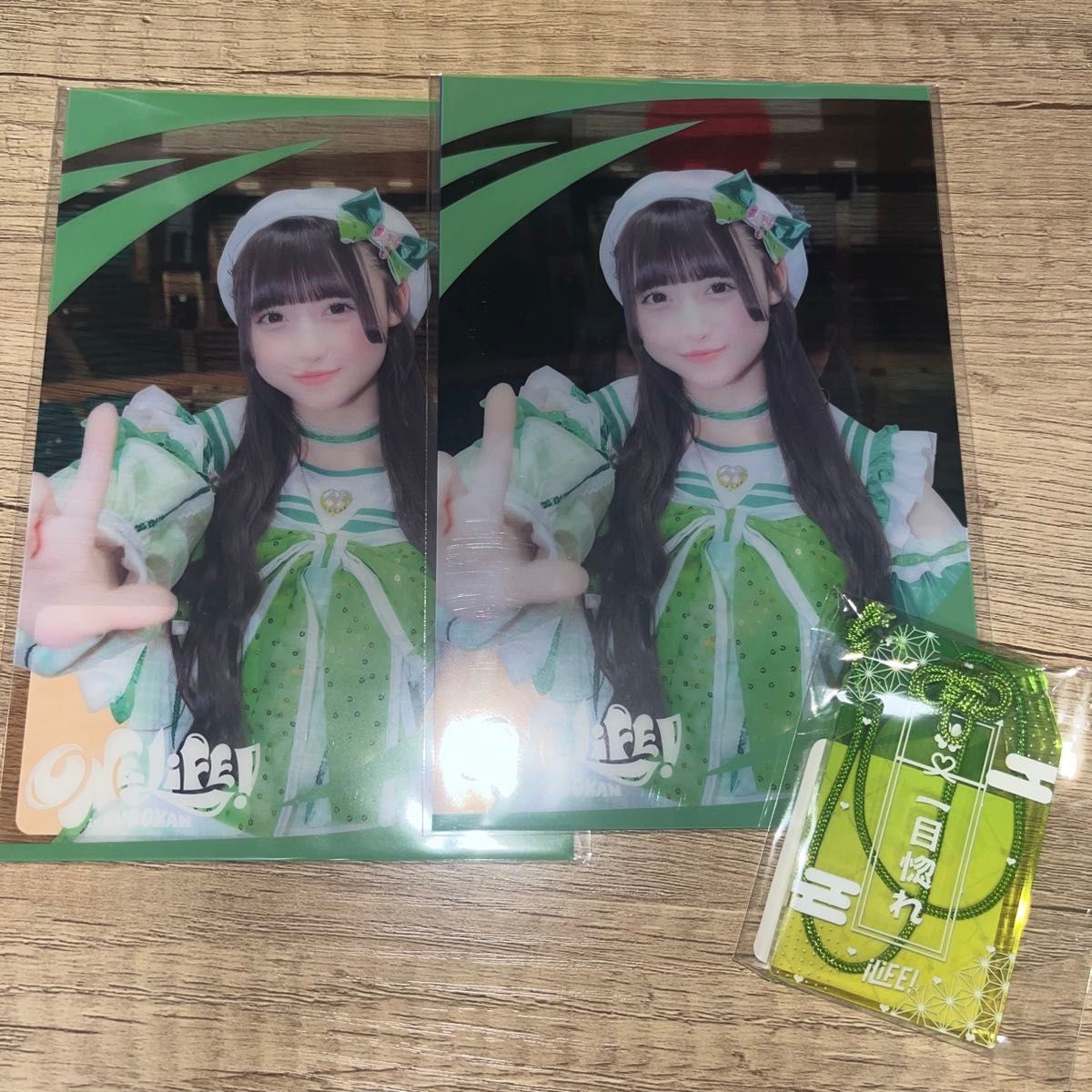 iLiFE 武道館公演記念 ONELiFE クリアカード 若葉のあ 3枚セット アイ