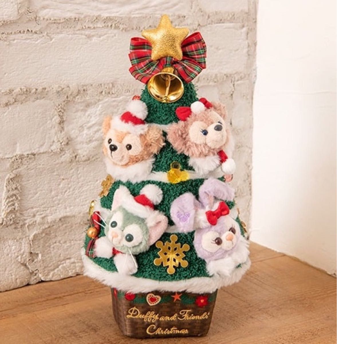 タグ付き ダッフィー＆フレンズ クリスマスツリー 2019 東京ディズニー