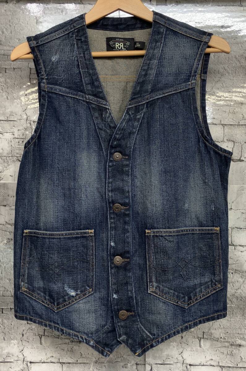 2026年最新】Yahoo!オークション -rrl デニム ベストの中古品・新品