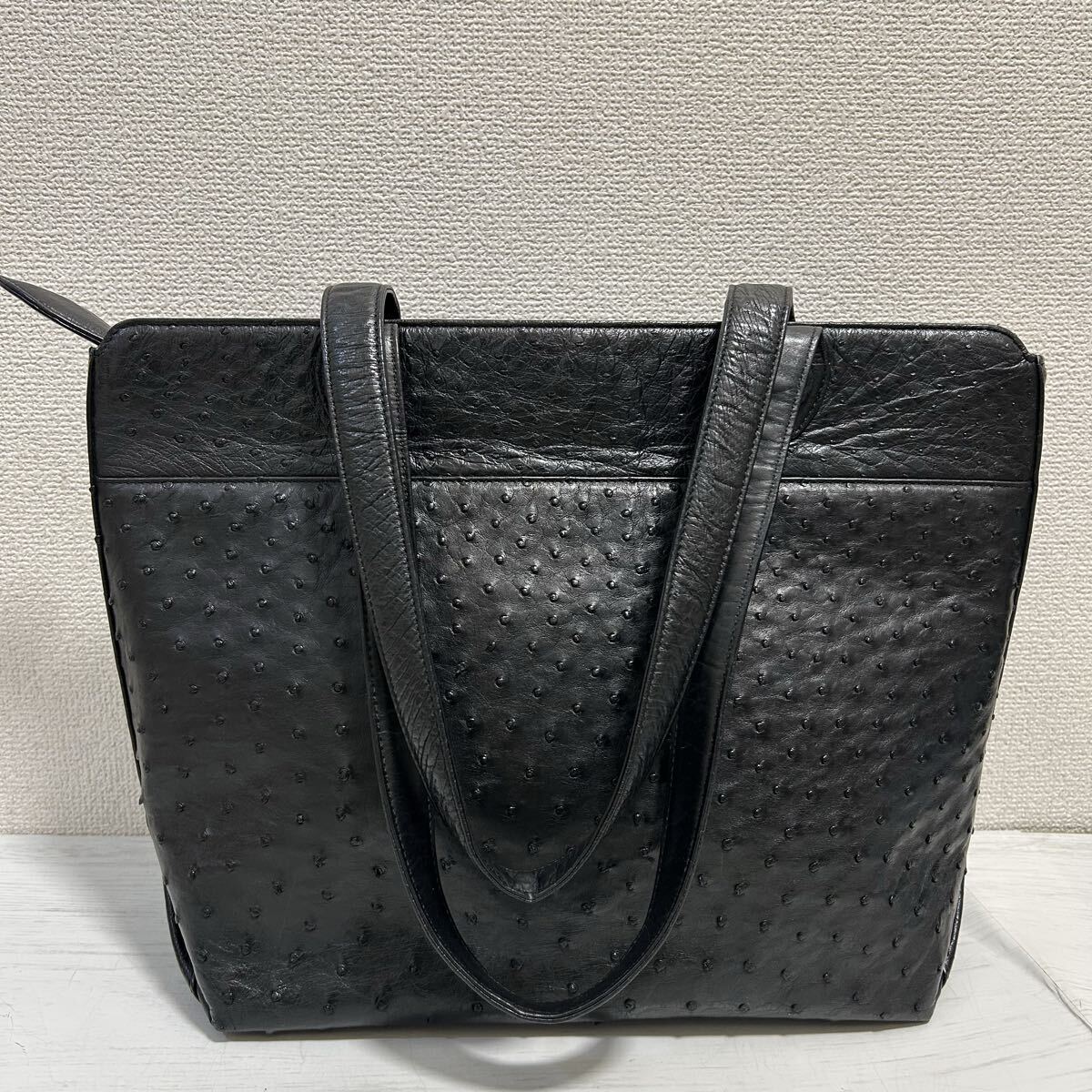 Yahoo!オークション -「オーストリッチビジネスバッグ」(メンズバッグ