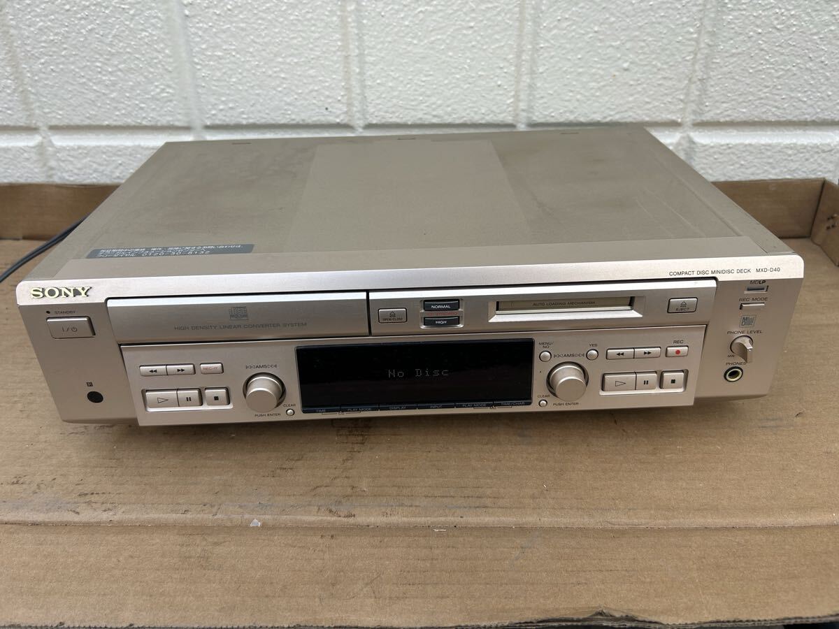Yahoo!オークション -「sony mxd-d40」の落札相場・落札価格