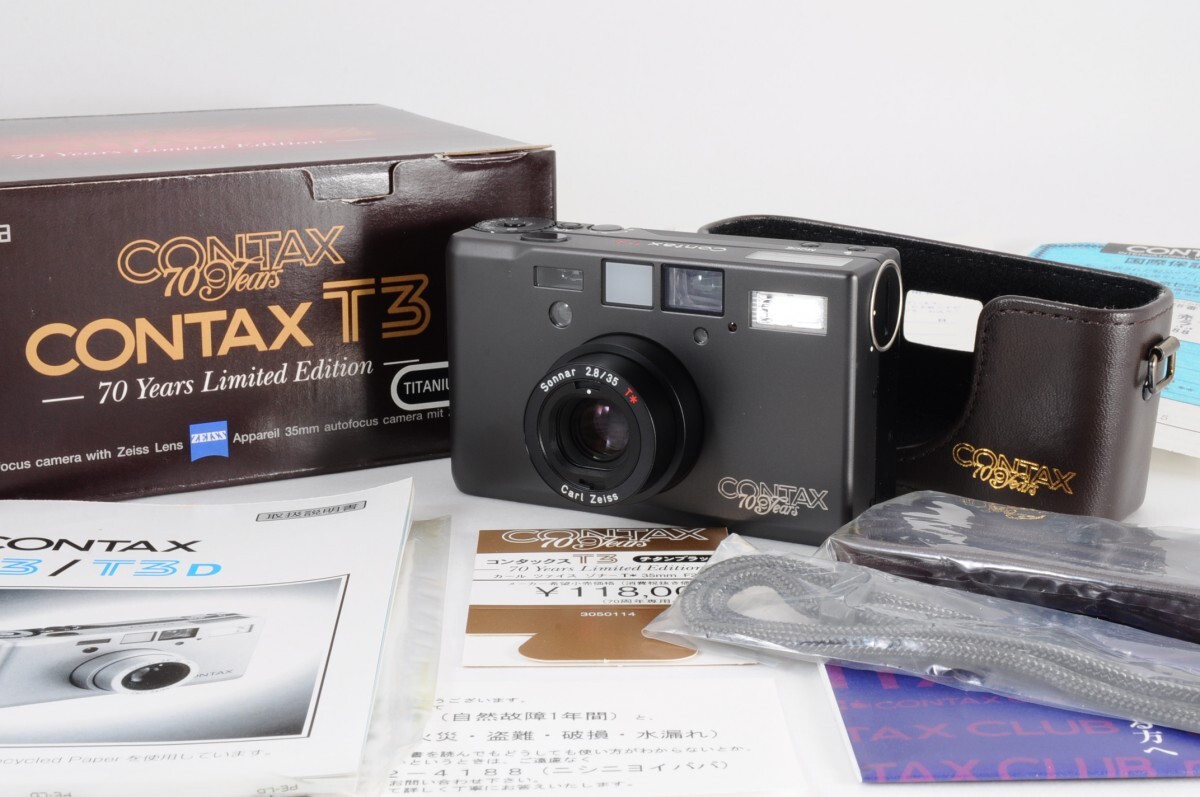 Yahoo!オークション -「contax t3 箱」の落札相場・落札価格