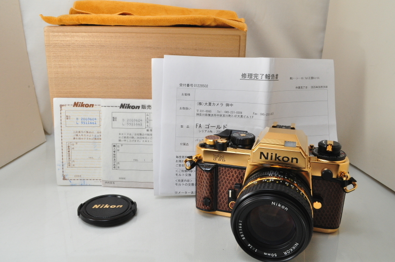 Yahoo!オークション -「ニコン FA ゴールド」(ニコン) (マニュアル