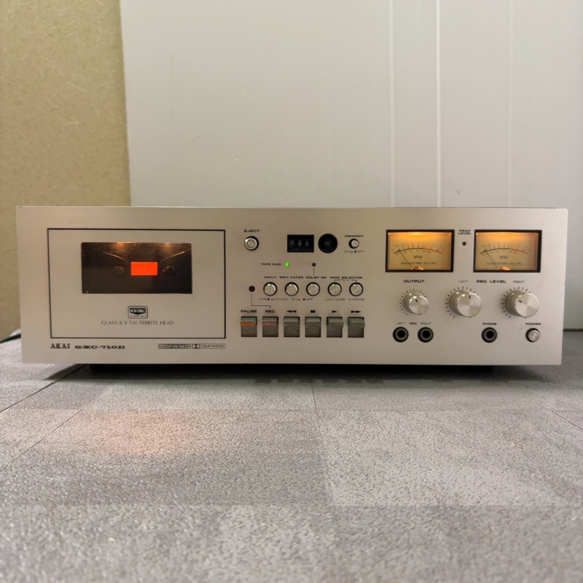 Yahoo!オークション -「akai カセットデッキ gxc-710d」(カセット