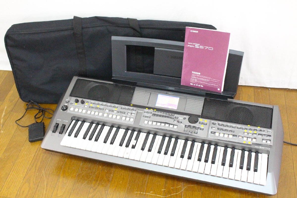 未使用】YAMAHAポータブルキーボード PSR-S670（ケース付き） PSR-S670