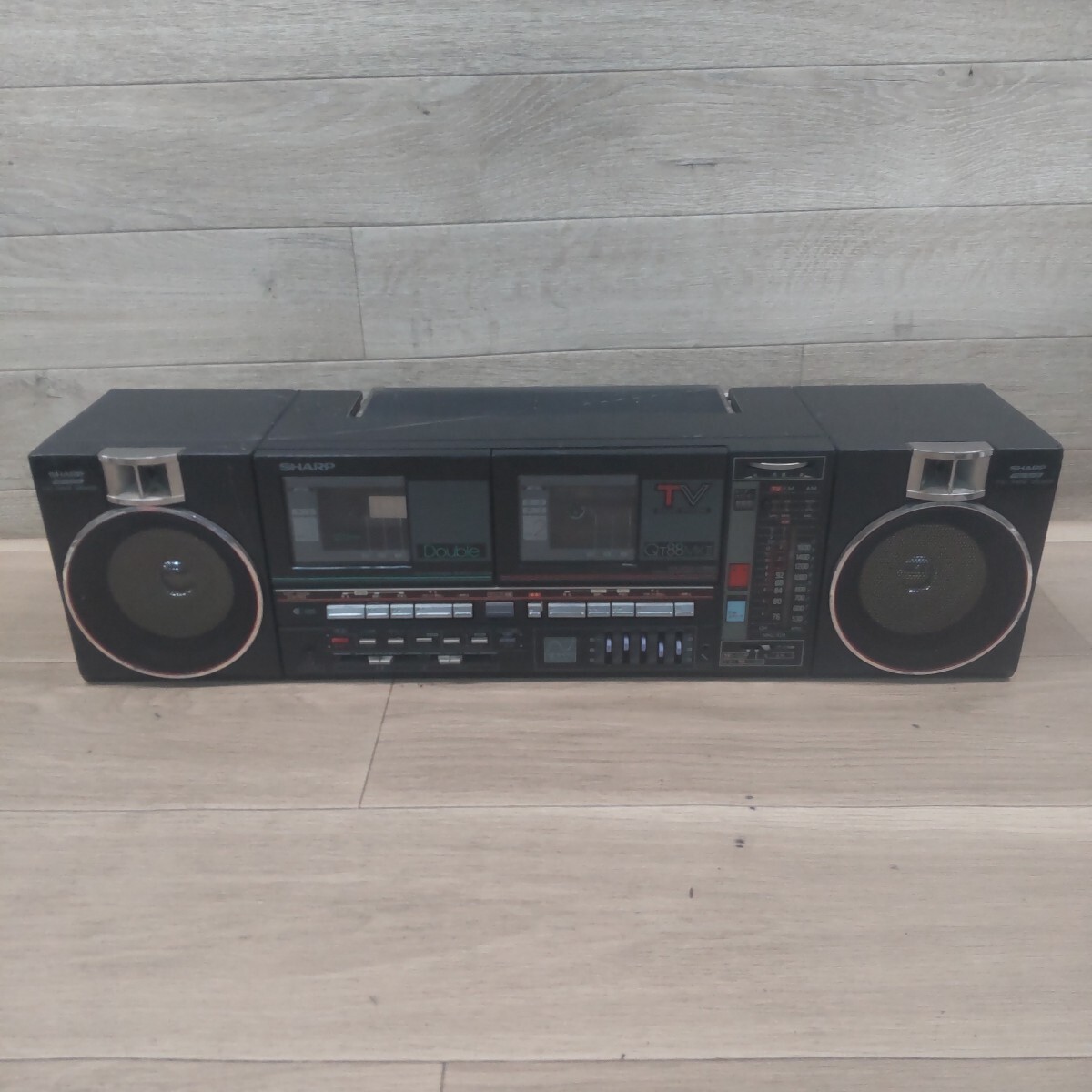 Yahoo!オークション -「sharp qt 88」(ラジカセ) (カセットデッキ)の