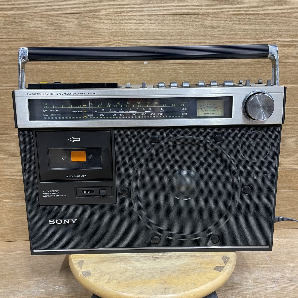 Yahoo!オークション -「sony cf-1990」(ラジカセ) (カセットデッキ)の