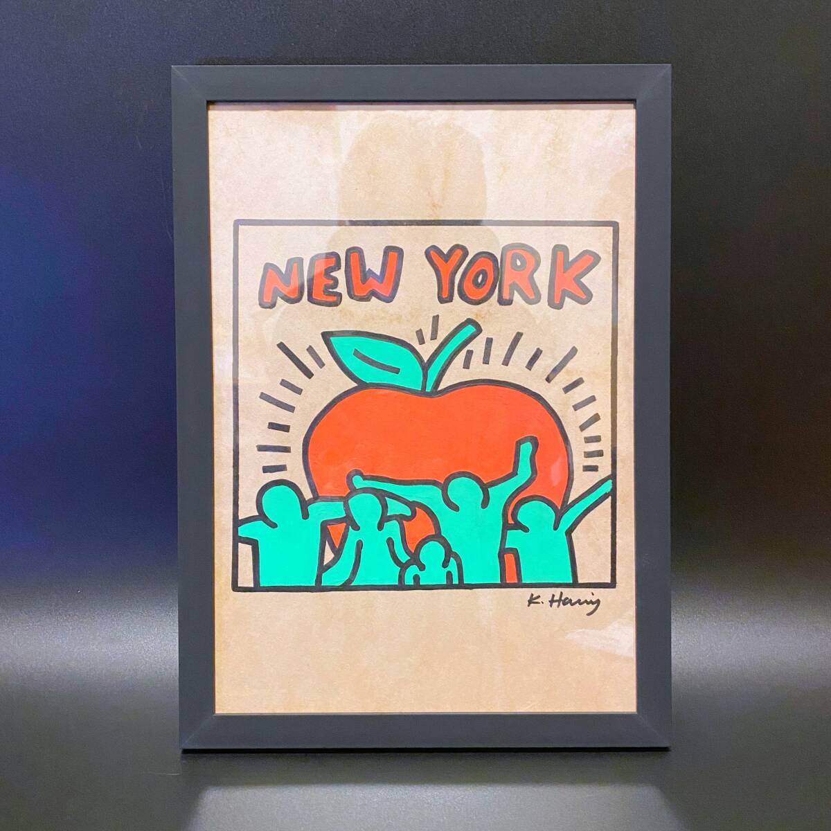 Yahoo!オークション -「キースヘリング」(絵画) (美術品)の落札相場