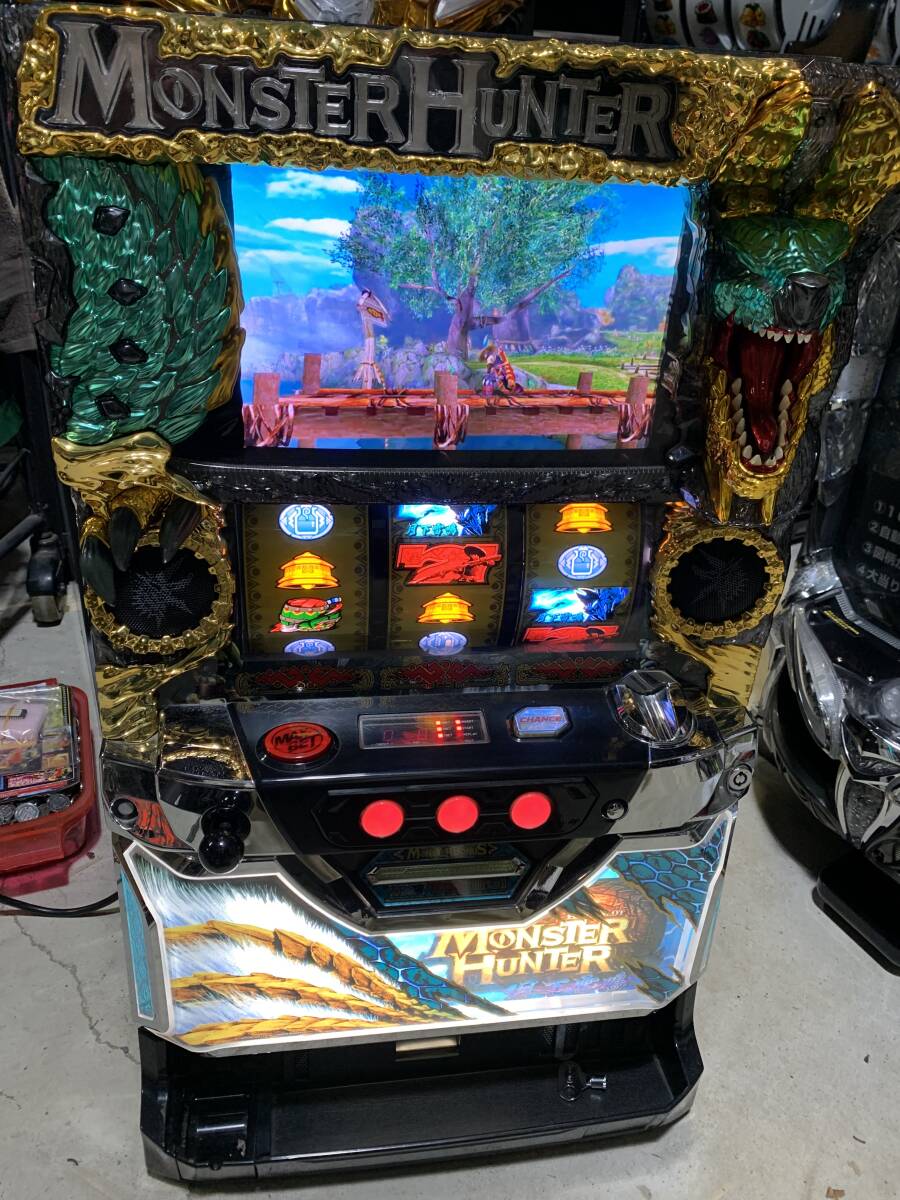 Yahoo!オークション -「モンスターハンター月下雷鳴」(パチスロ実機