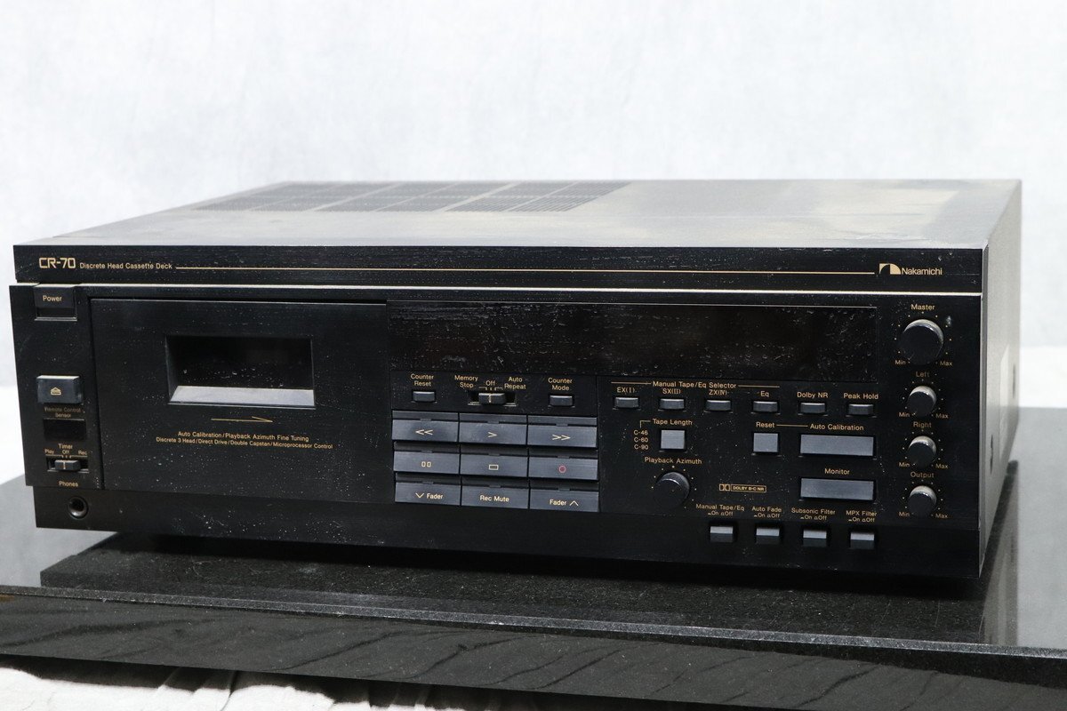 Yahoo!オークション -「nakamichi cr」(カセットデッキ) (オーディオ
