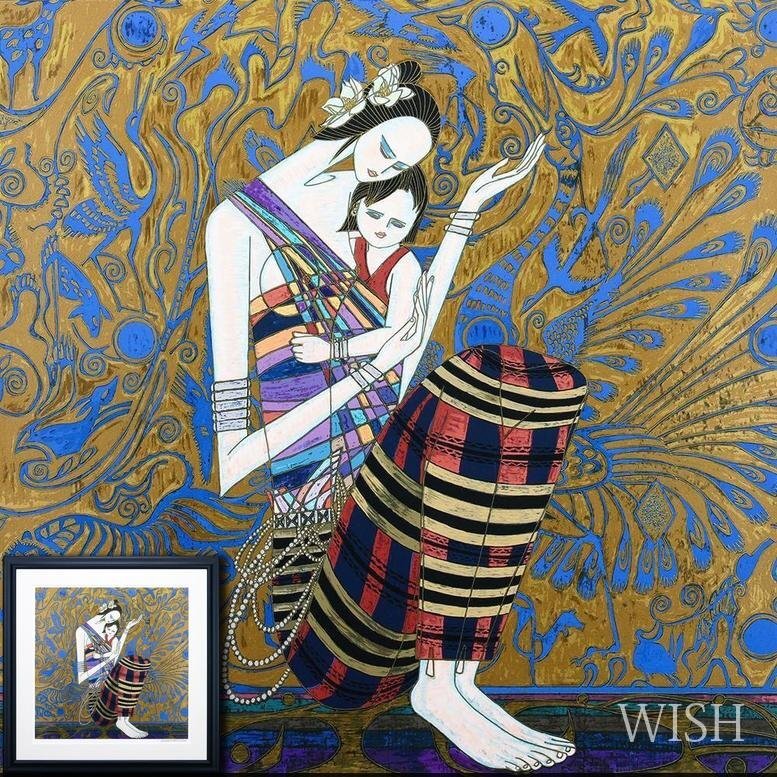 Yahoo!オークション -「ティン シャオ」(シルクスクリーン) (版画)の