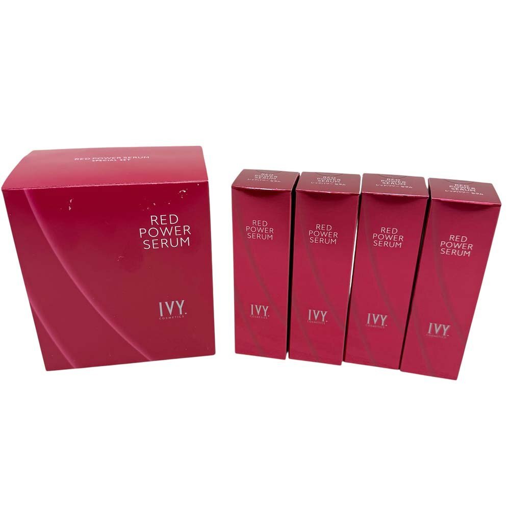 レッドパワーセラム30ml 4本＊＊新品/未使用 アイビー化粧品 レッド