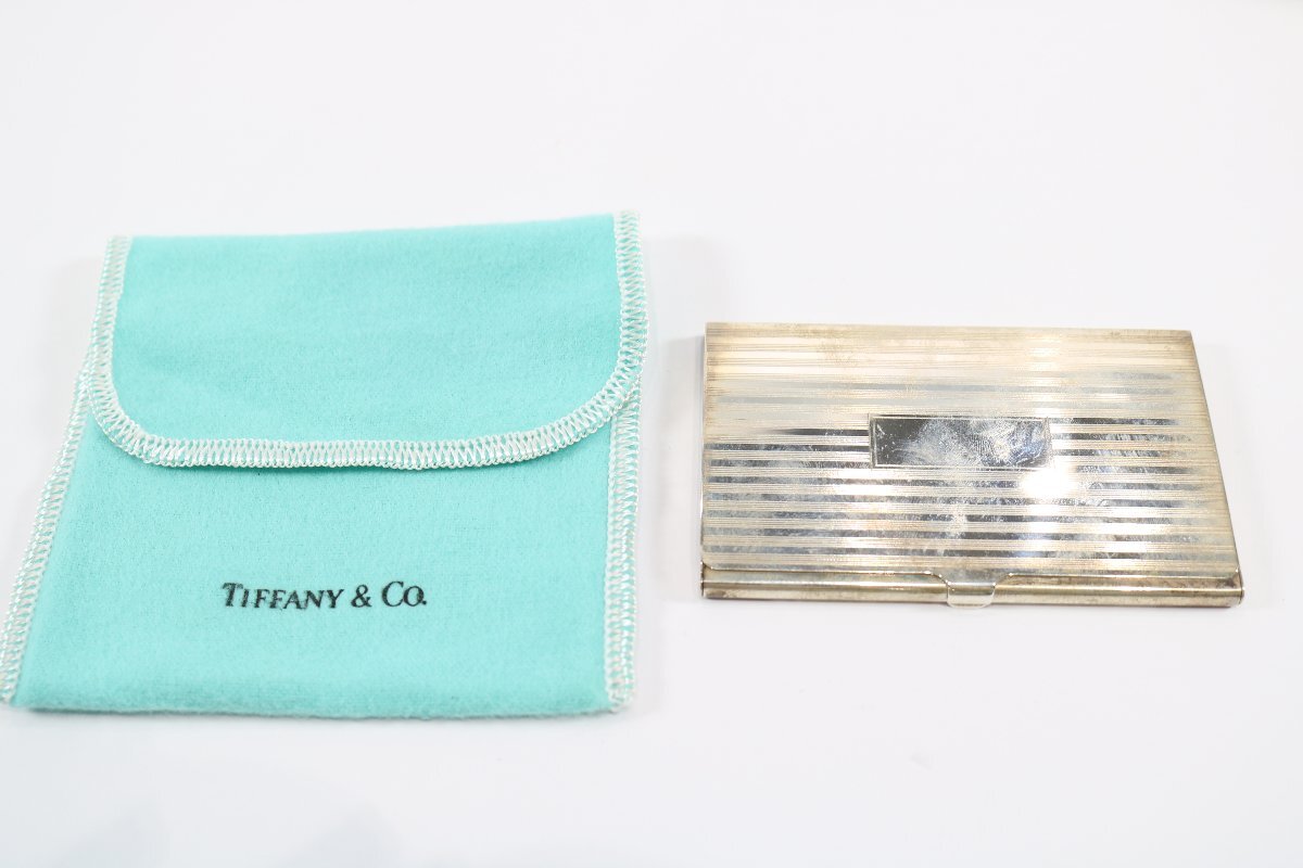 Yahoo!オークション -「tiffany co.(ティファニー) 名刺入れ シルバー