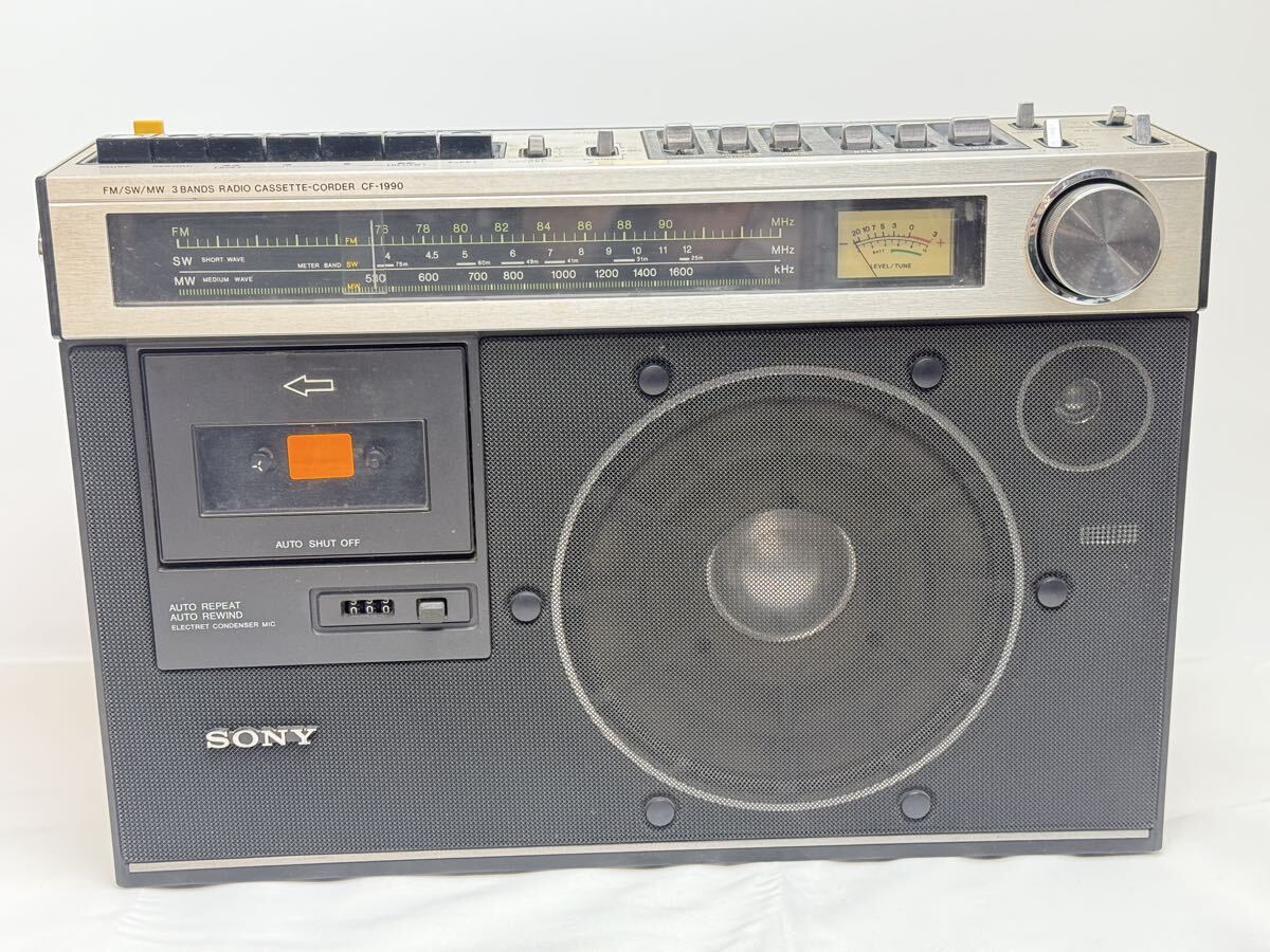 Yahoo!オークション -「sony cf-1990」(ラジカセ) (カセットデッキ)の