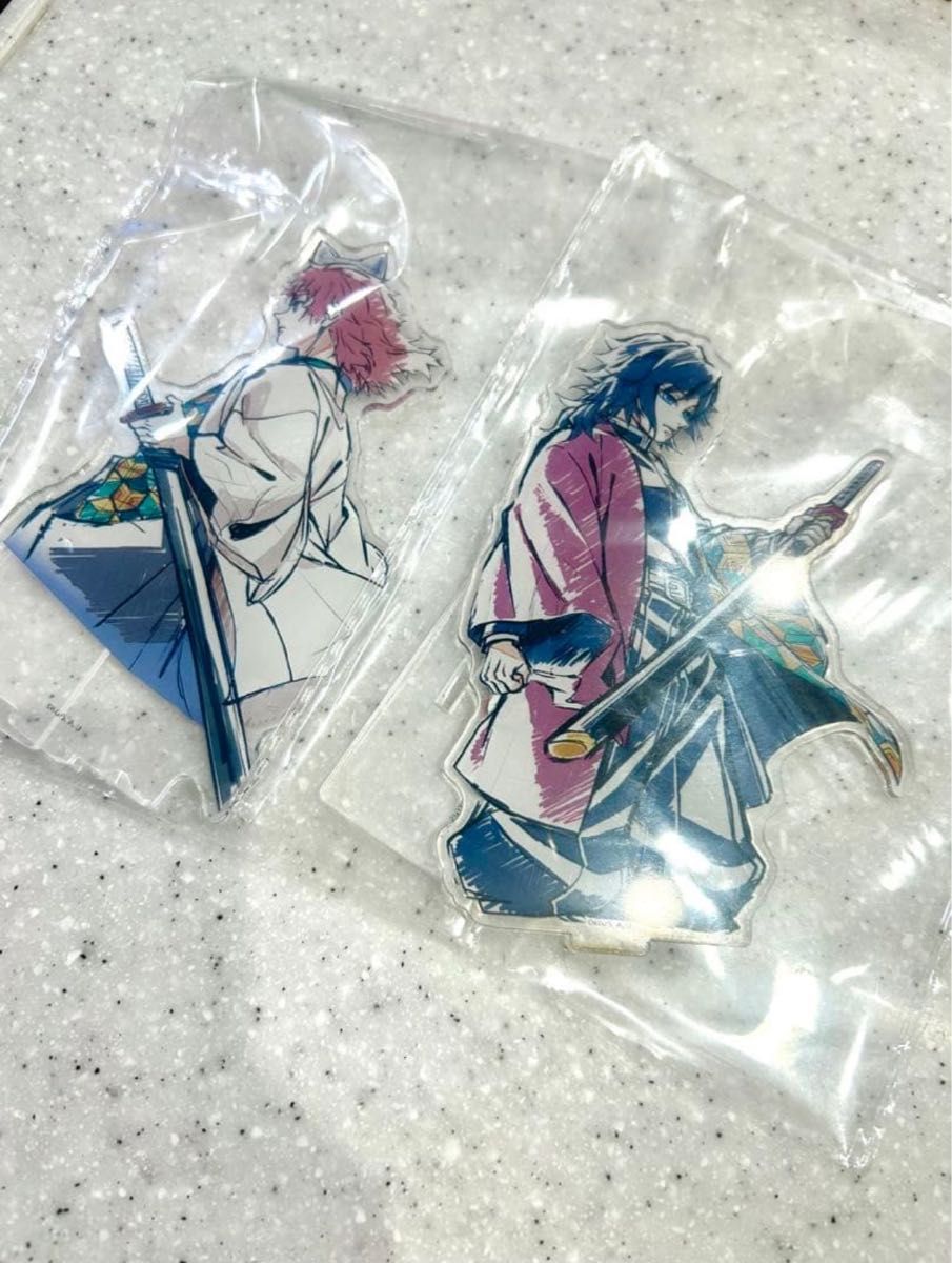 鬼滅の刃 WEBSHOPくじ 冨岡義勇 錆兎 アクリルスタンド 冨岡義勇