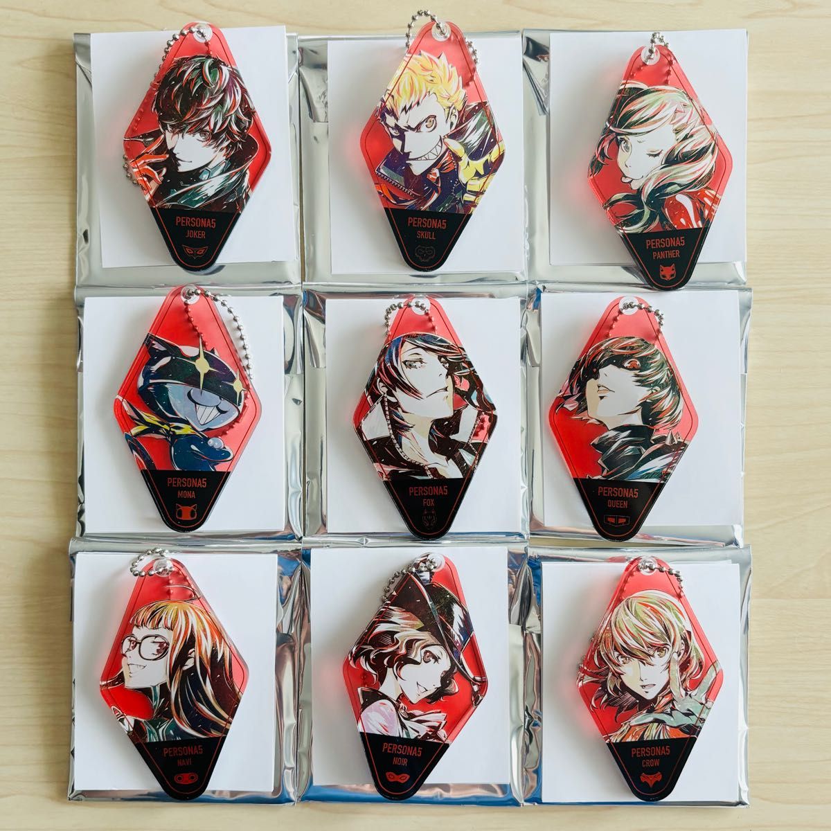 ペルソナ5 the Animation ごろりんアクリルキーホルダー 全9種 主人公