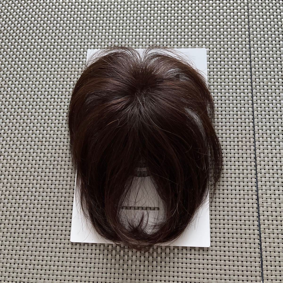 ウィッグユキ F41M ロングヘア部分ウィッグ 人毛40%MIX ダーク