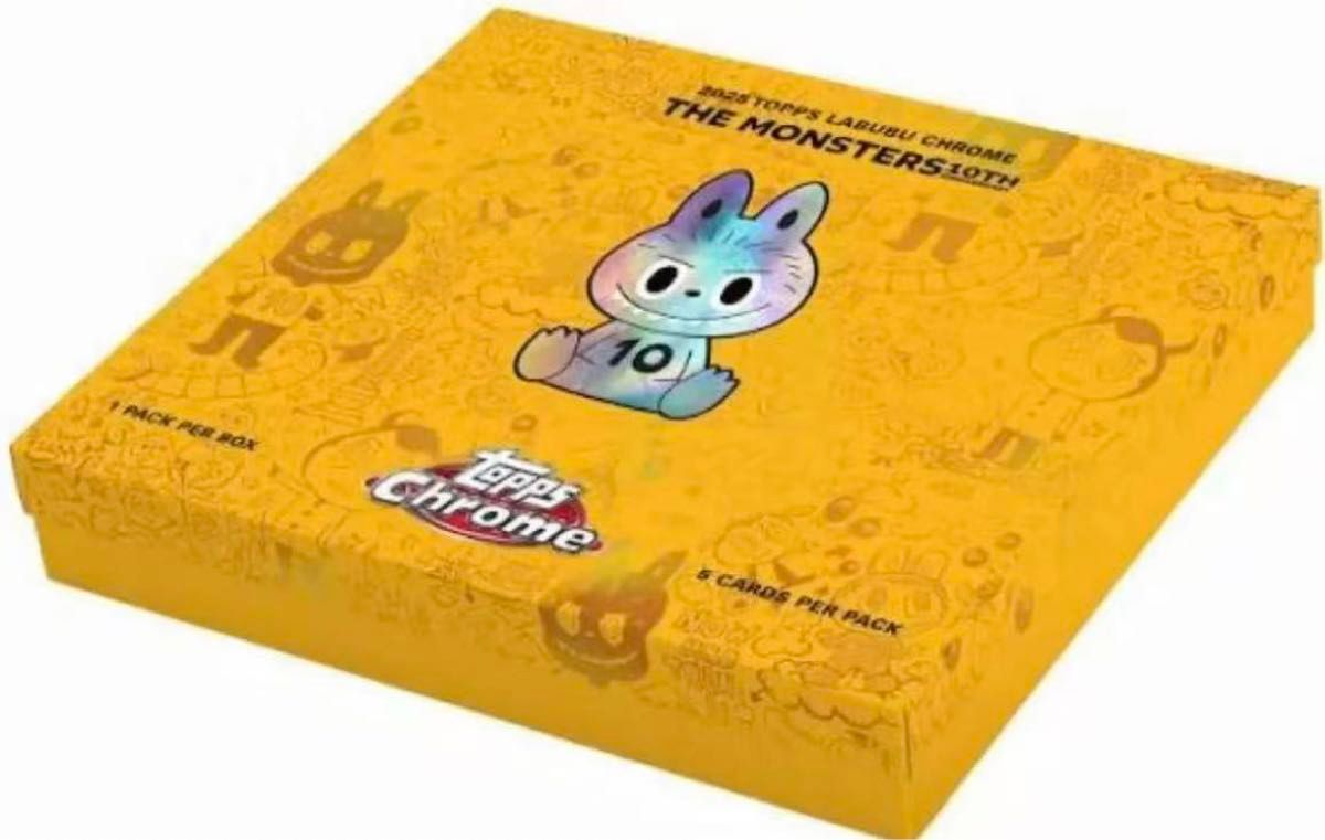 Topps Chrome ラブブ 10周年記念ボックス 2025 BOX 【1/13までクーポン
