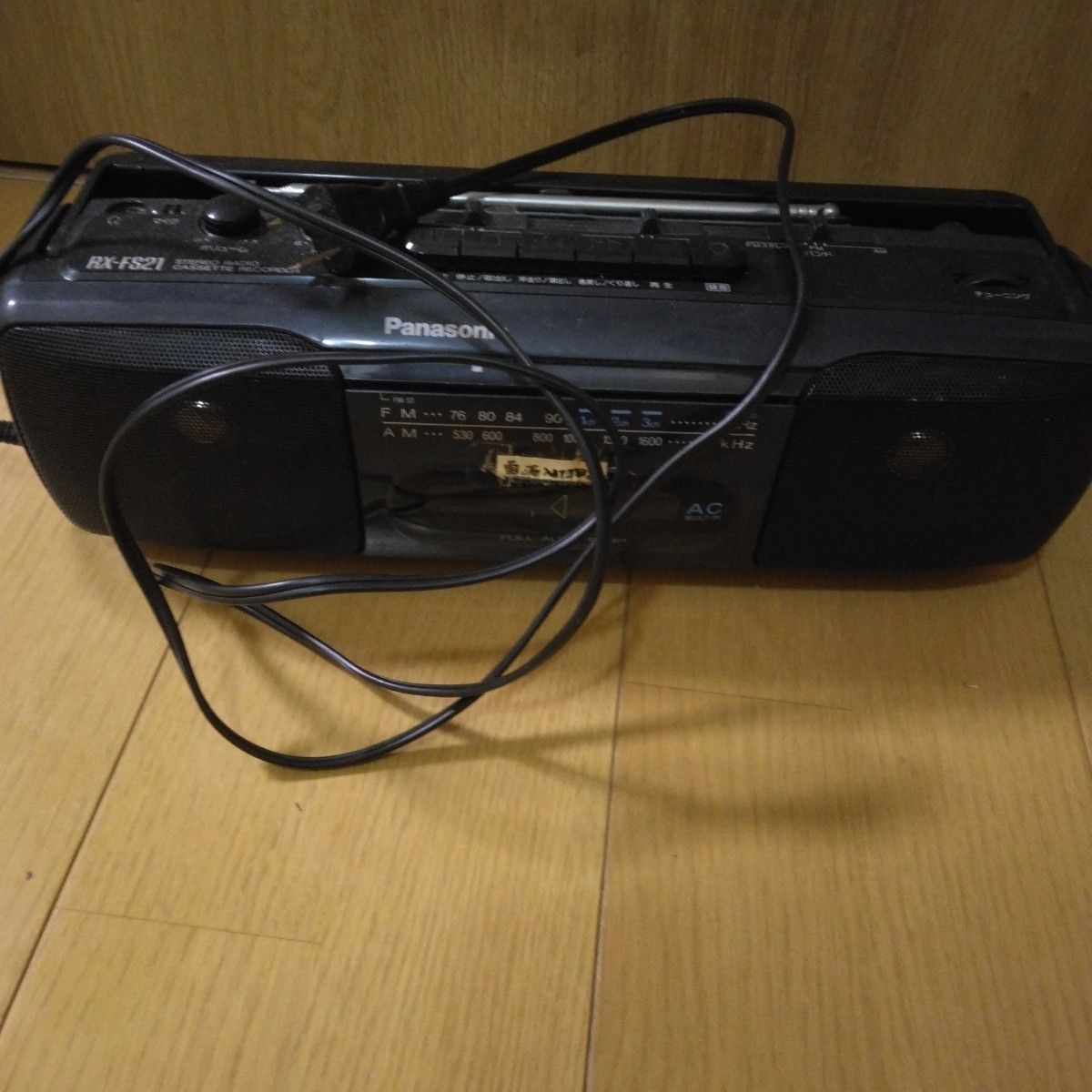 ダブルカセットプレーヤー PANASONIC パナソニック RX-F22 カセット