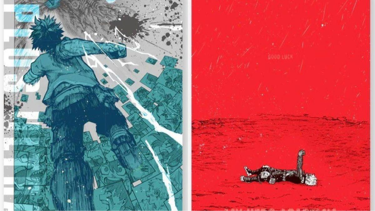 ヒロアカ 原画展 ポスター2枚セット 【The Beginning】 ヒロアカ 原画