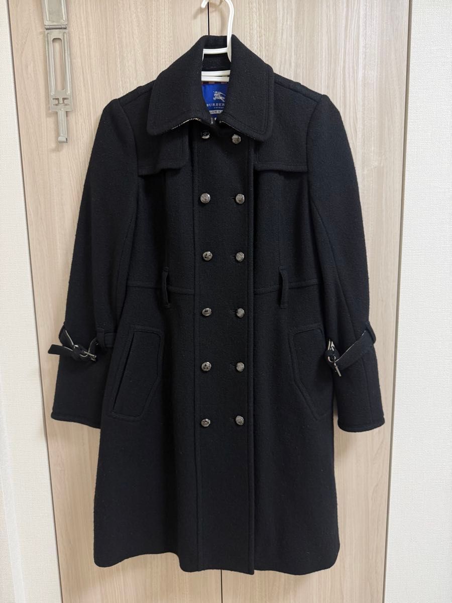 美品 バーバリー ブルーレーベル モッズ コート キャメル サイズ38