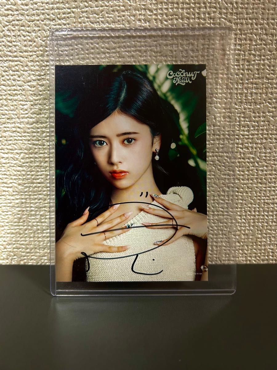 niziu】マユカちゃん 直筆サインチェキ ポラロイド 当選品