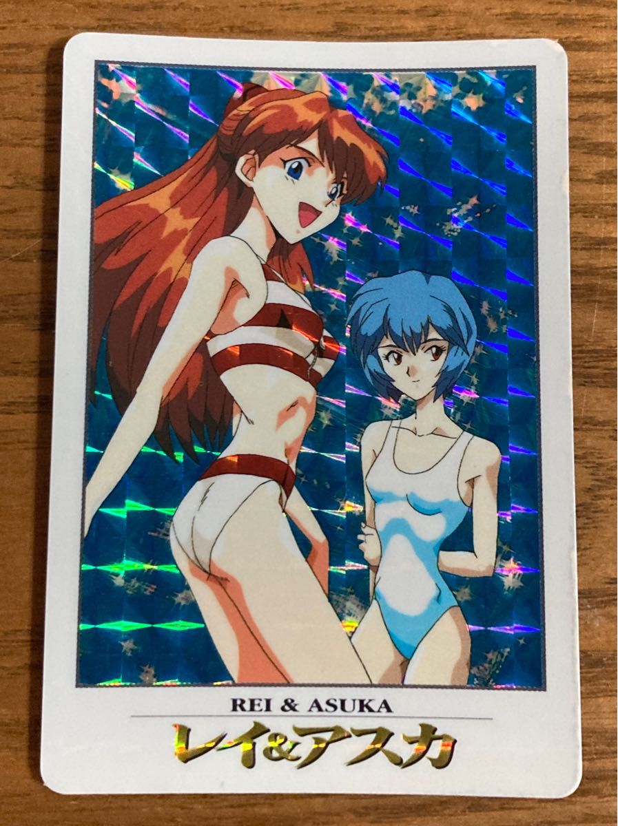 エヴァンゲリオン ウエハース カード アスカ レイ マリ 水着