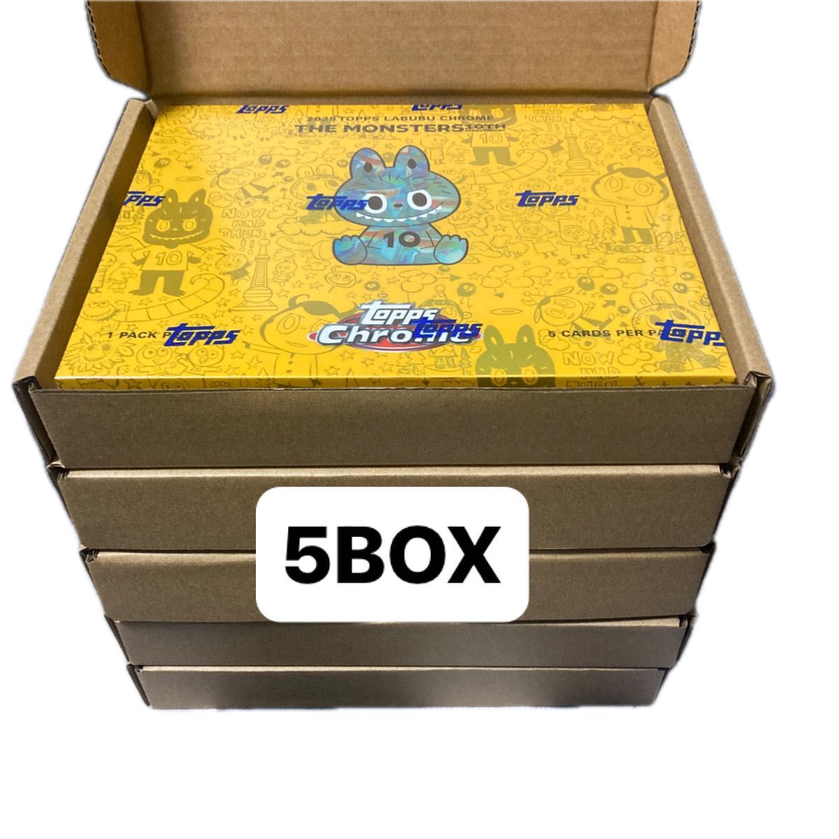 Topps Chrome ラブブ 10周年記念ボックス 2025 BOX 【3/2までクーポン