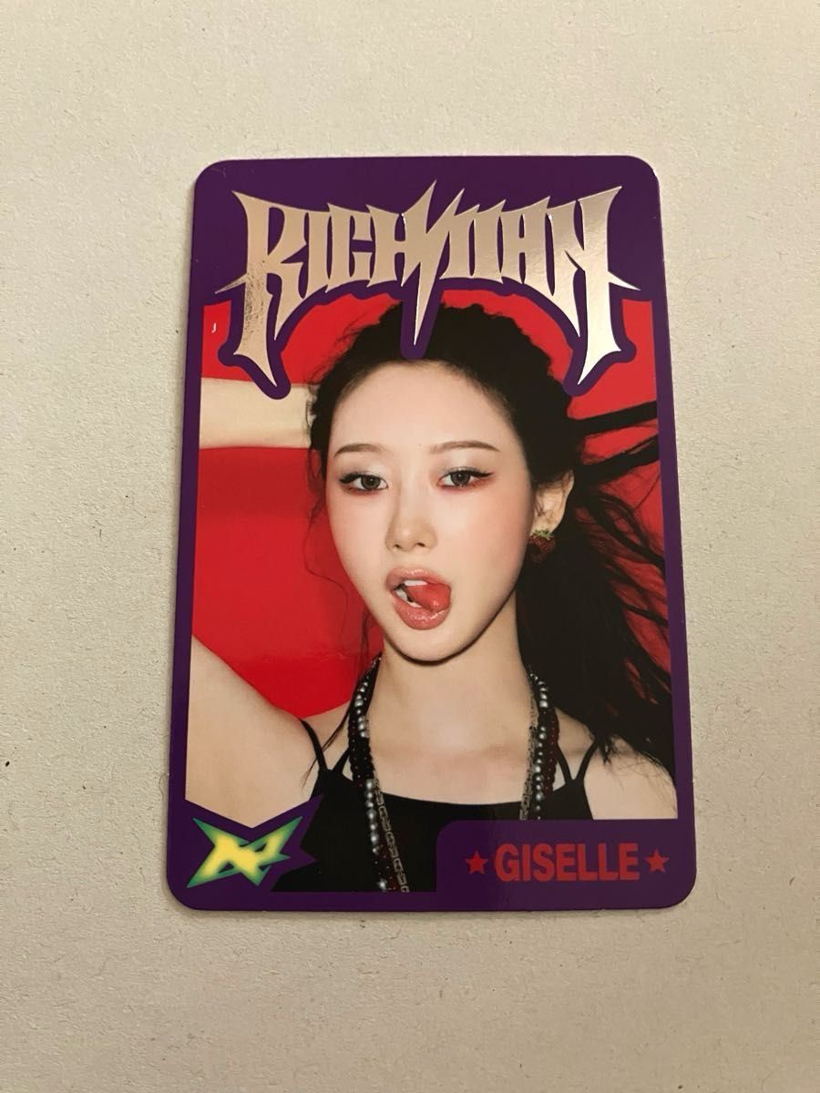 aespa エスパ カリナ RichMan POP-UP 購入特典 フォトカード トレカ