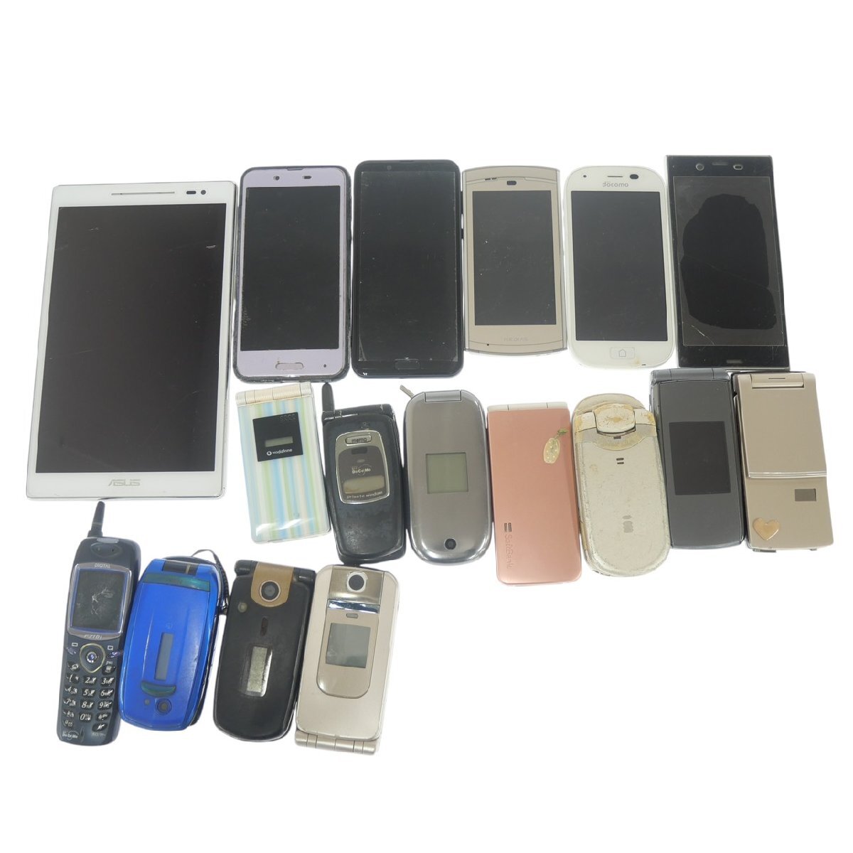 ガラケー 27台まとめ売り ジャンク Yahoo!オークション -「ジャンク