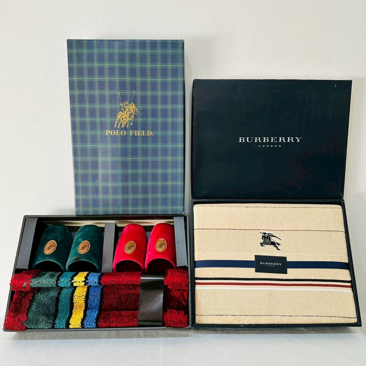 Yahoo!オークション -「バーバリー タオルケット」の落札相場・落札価格