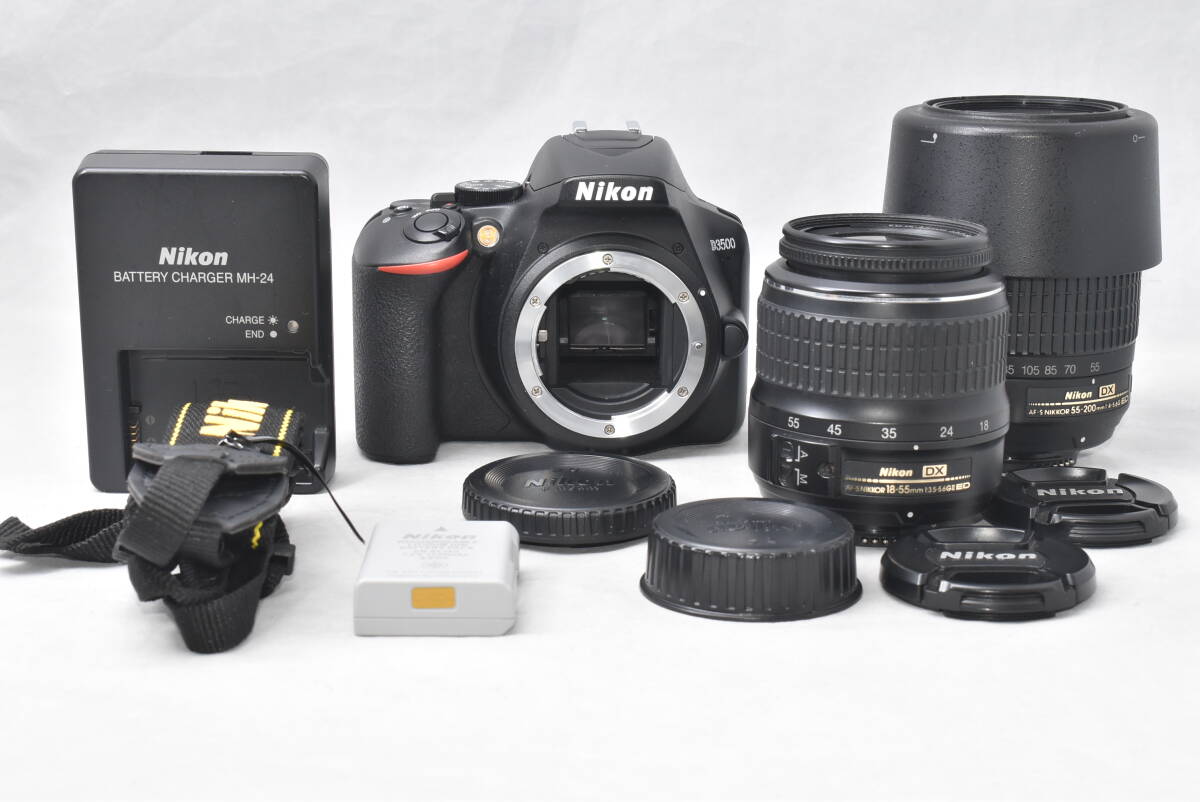 Yahoo!オークション -「ニコン d3500 ダブル」の落札相場・落札価格