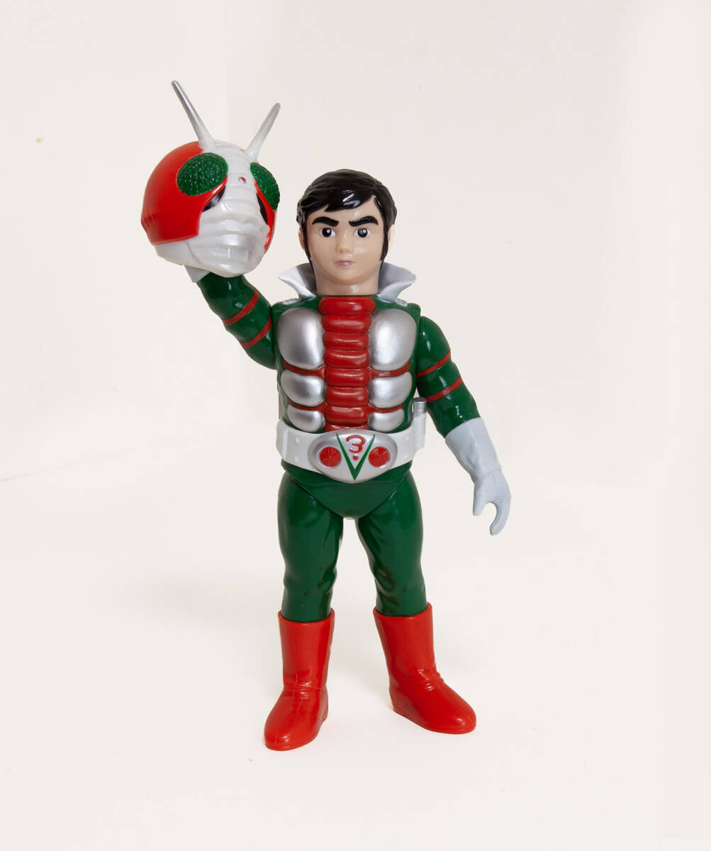 Yahoo!オークション -「仮面ライダーv3 ソフビ」(ビンテージ) の落札