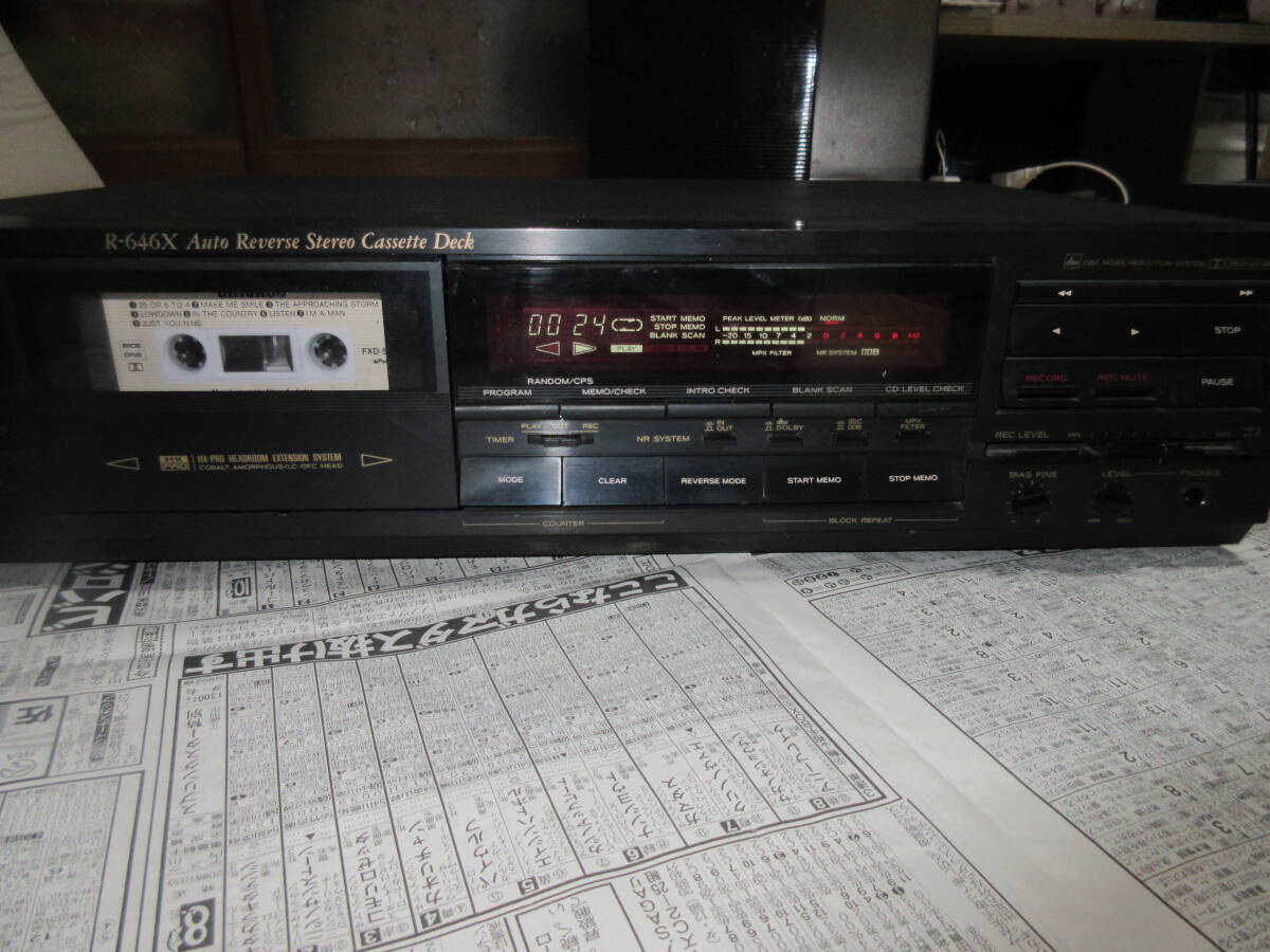 Yahoo!オークション -「r-646?」(カセットデッキ) (オーディオ機器)の
