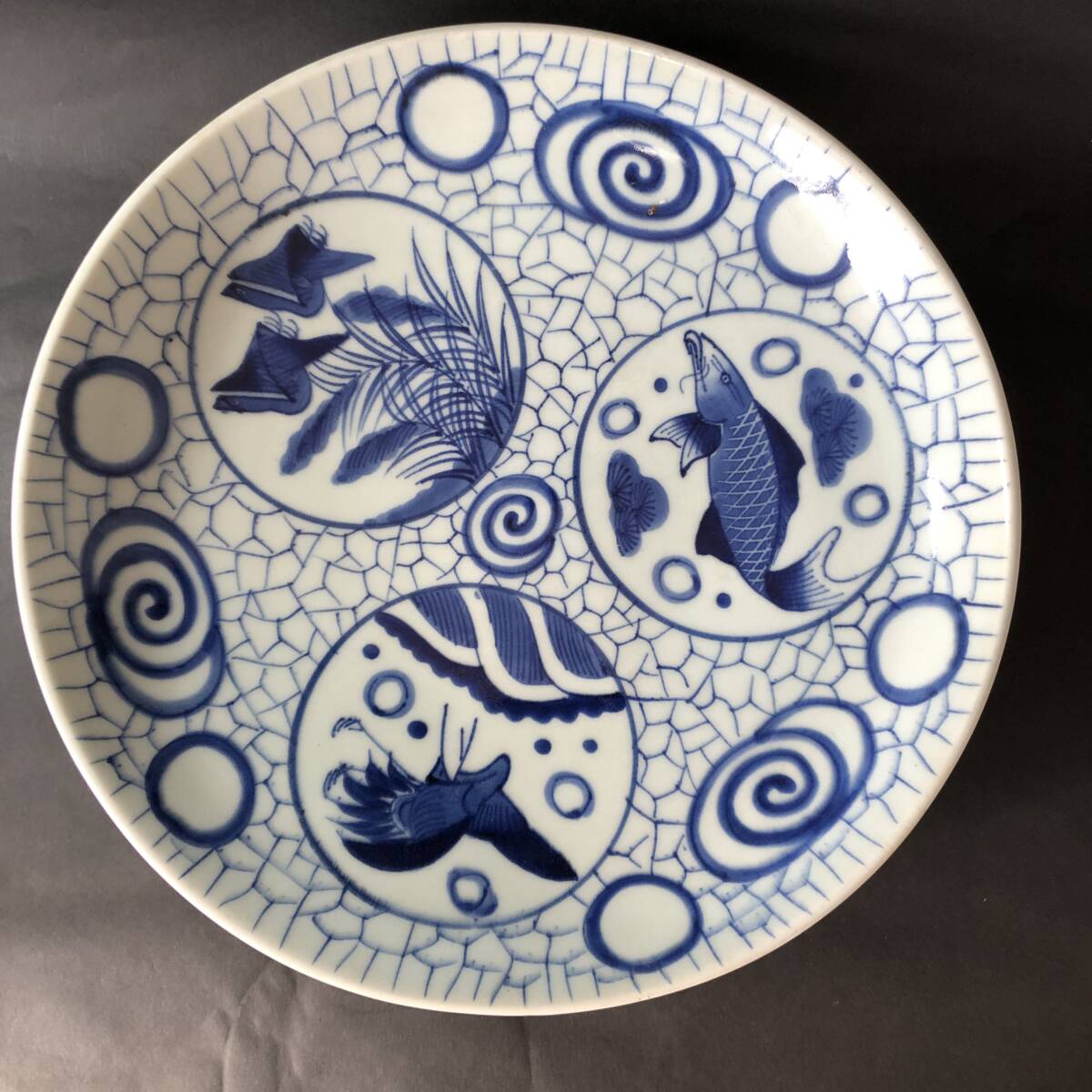 Yahoo!オークション -「古伊万里 大皿 染付」の落札相場・落札価格