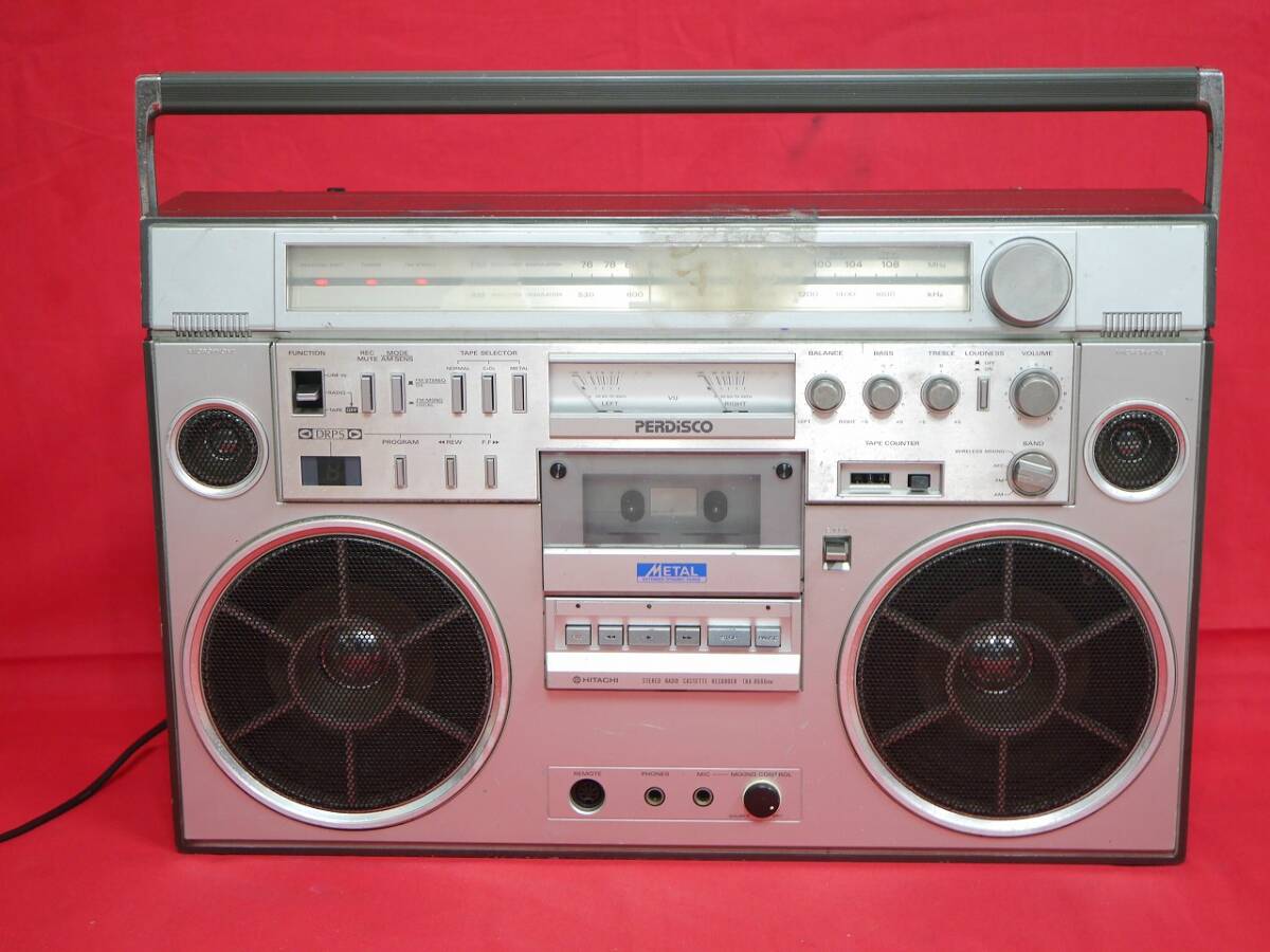 日立 TRK-8600RM FM/AM ラジオ カセットレコーダー 日立 TRK-8600RM FM