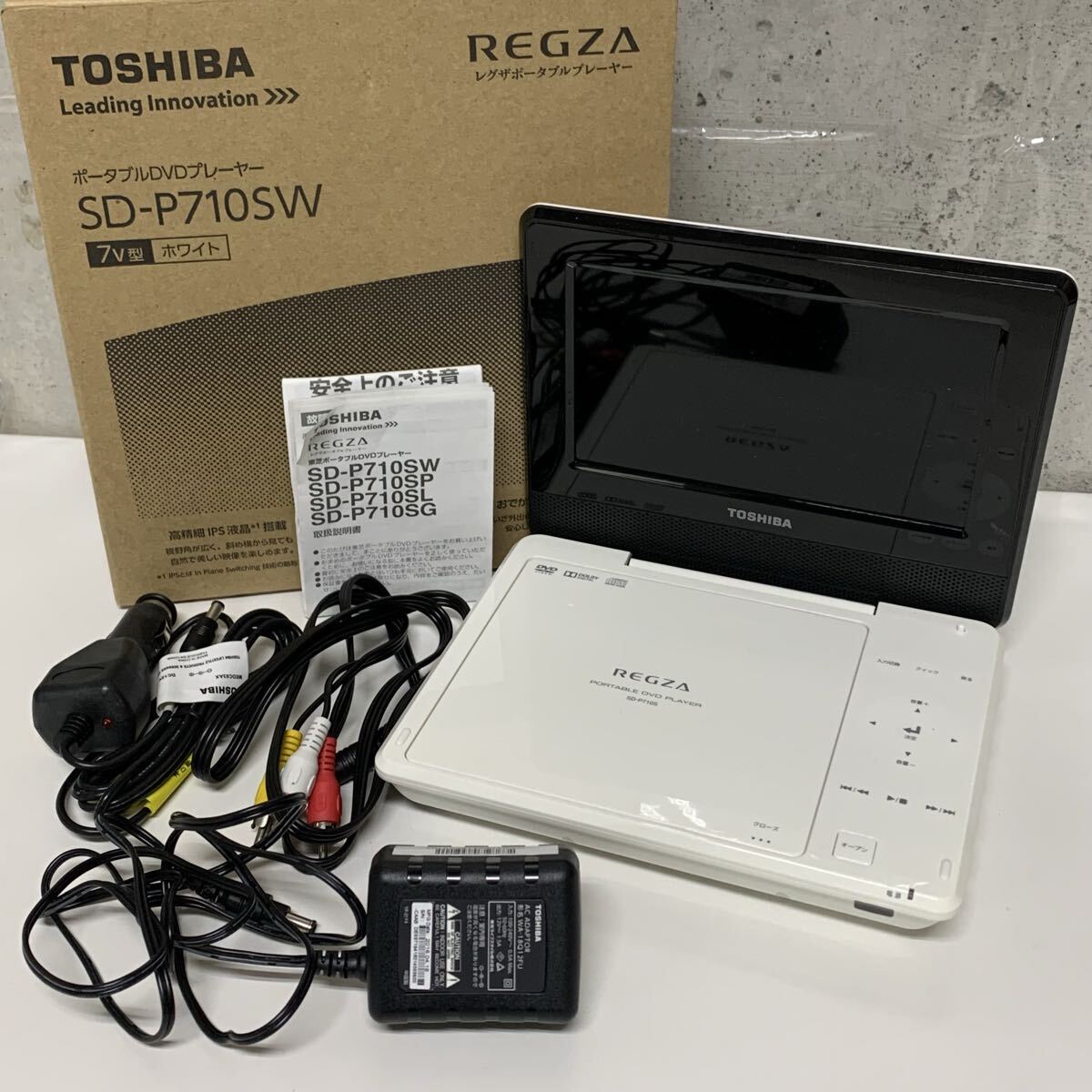 Yahoo!オークション -「東芝 sd-p710sw ポータブルdvdプレーヤー」の