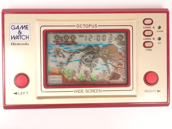 Yahoo!オークション -「ゲームウォッチオクトパス」(テレビゲーム