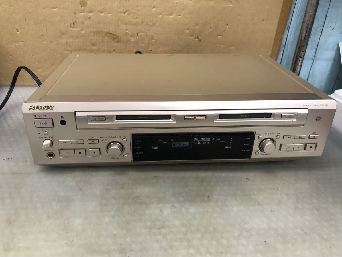 Yahoo!オークション -「sony mds w1」(MDデッキ) (オーディオ機器)の
