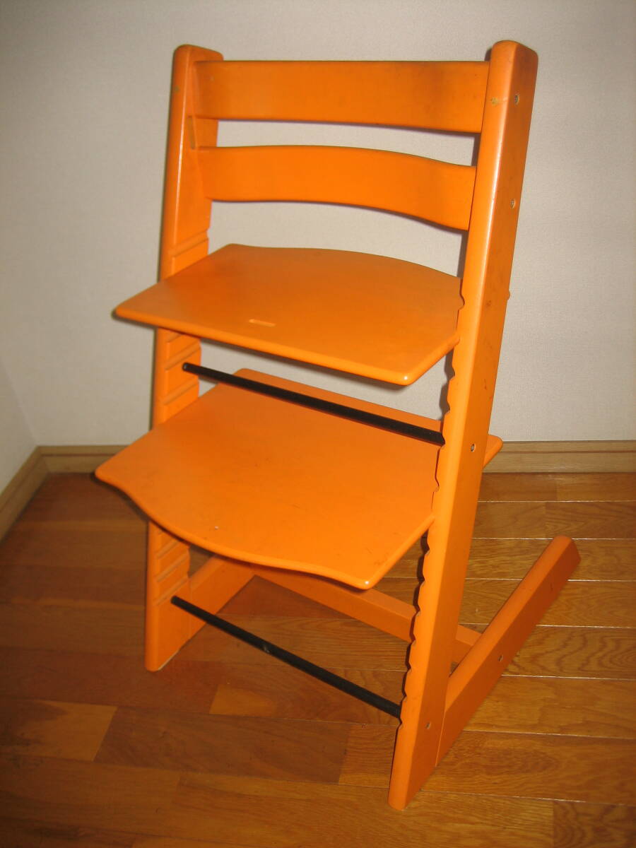 Yahoo!オークション -「ストッケ トリップトラップ オレンジ」の落札